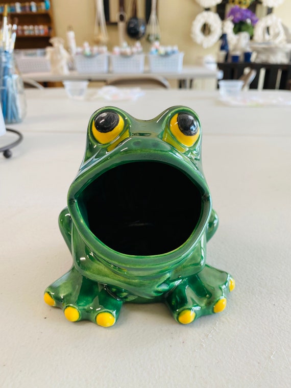 Frog Scrubby Holder, Vintage 