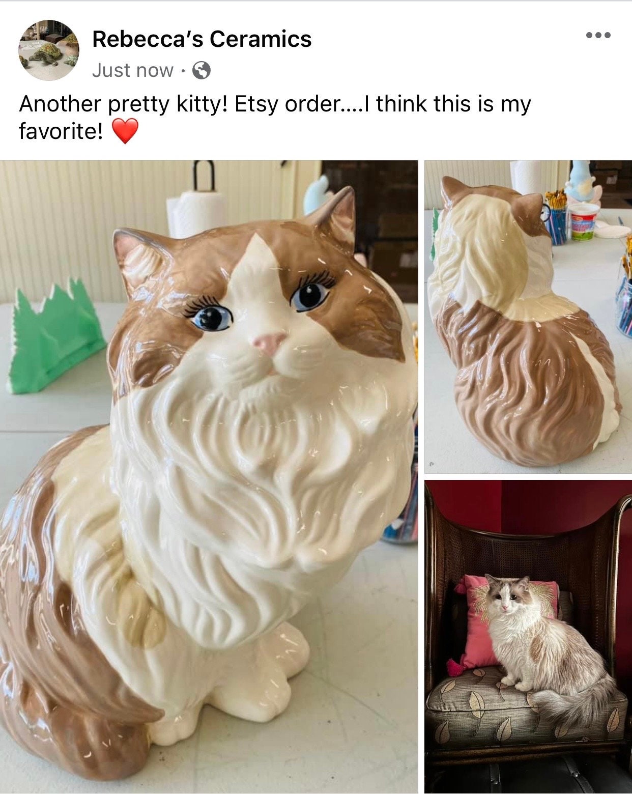 Vintage Albertas Mold Ceramic Cat 14” - Etsy