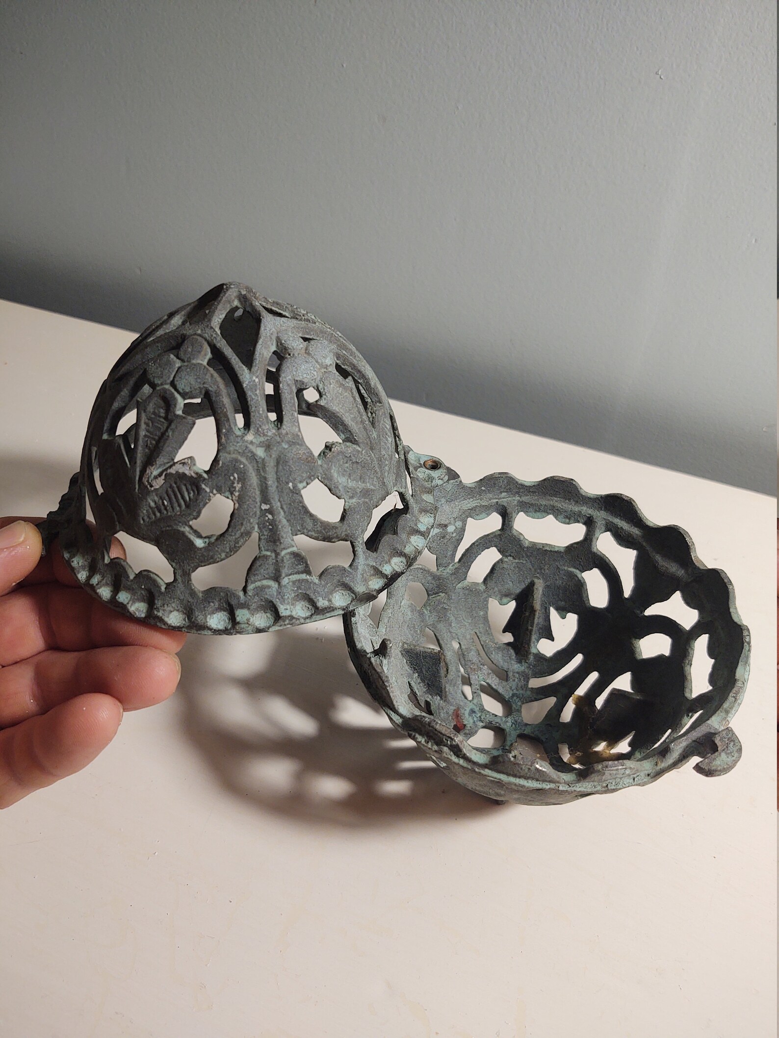 Vintage Egg Shaped Brass Candle Holder Etsy