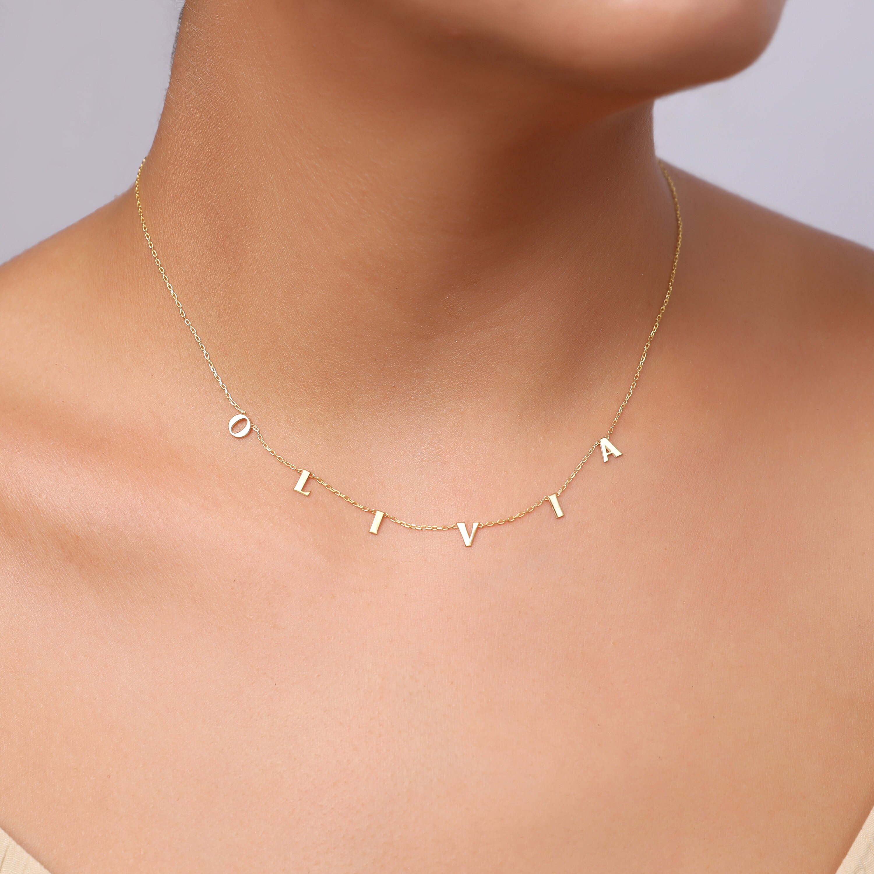 Name Necklace Personalized Gift 