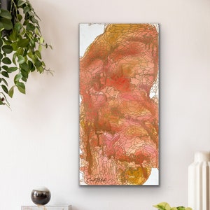 Like Roses and Honey: Original Abstract Painting image 1