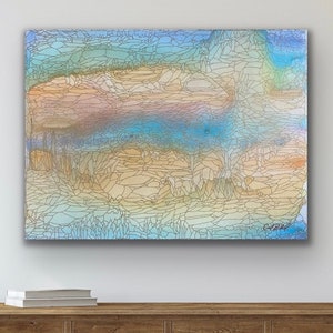 Summer Rains: Original Abstract Painting image 1