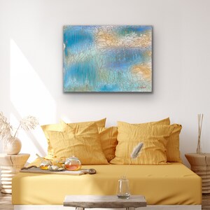Borrowed from the Sea: Original Abstract Painting image 5