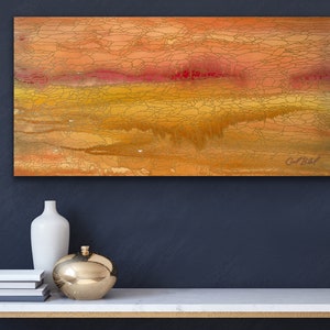 It Was the Desert's Breath: Original Abstract Painting image 5