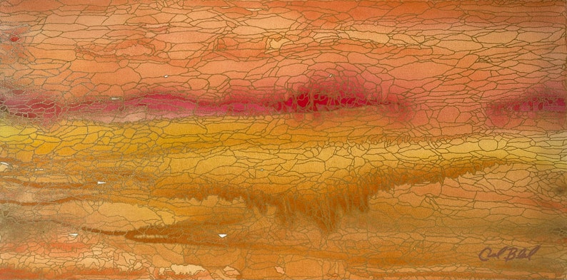 It Was the Desert's Breath: Original Abstract Painting image 2