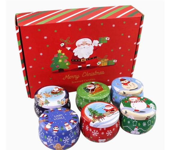 Christmas Candles Etsy