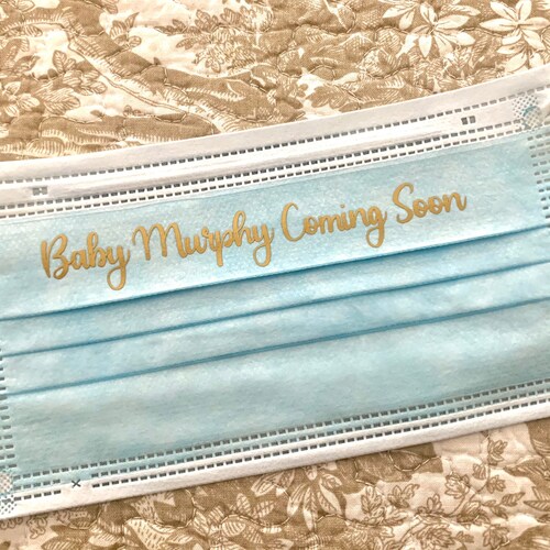 Custom Baby Name Personalized Disposable Face Masks Baby Etsy