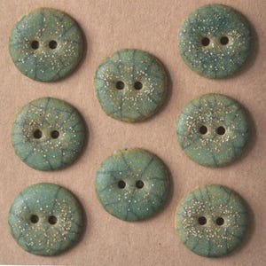 18 mm ceramic buttons moss