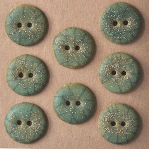 18 mm ceramic buttons moss