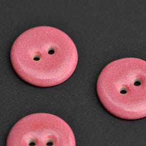15-16 mm porcelain buttons fairy rose