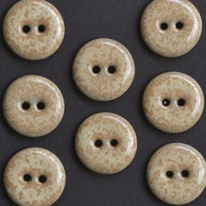 8pcs 17-18mm ceramic buttons seabed