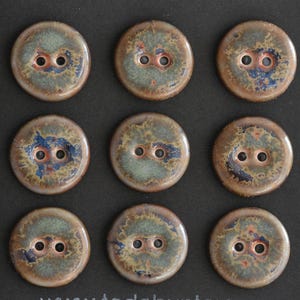 17/18 mm porcelain buttons fireworks