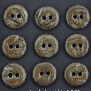 18 mm ceramic buttons autumn