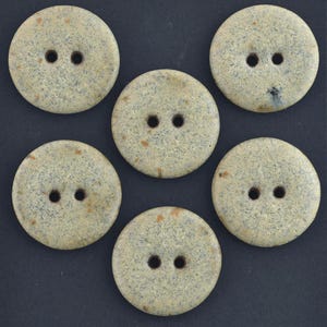 23 mm ceramic buttons basalt