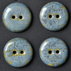 9 pcs 17-18 mm porcelain buttons check (nimbus)