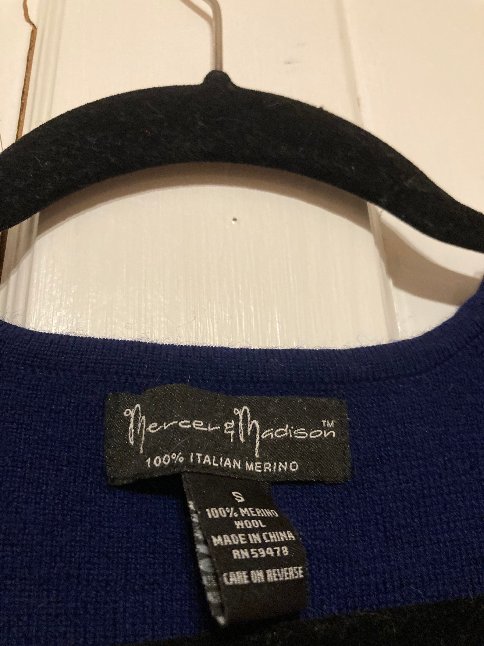 Mercer & Madison Italian Merino Wool Sweater | Etsy