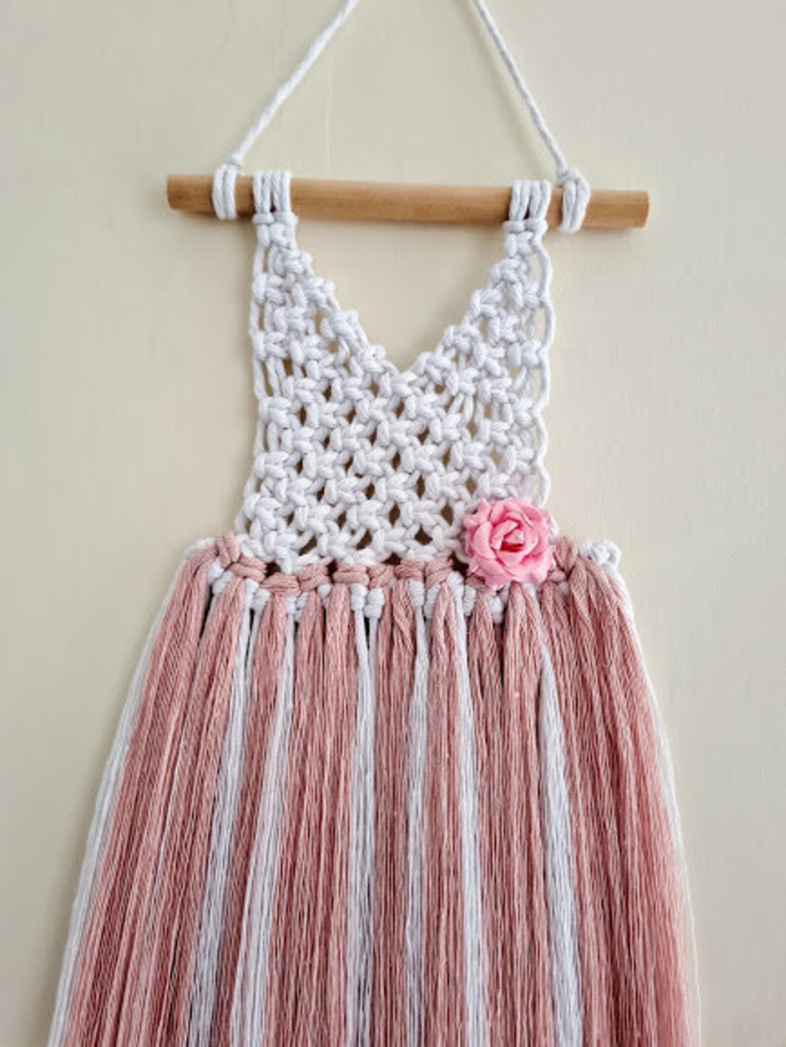 Macrame Baby Dress Wall Hanging New Baby Gifts for Her Girls Etsy UK