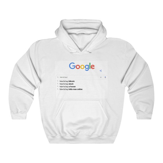 How to buy Bitcoin Google Search Sweater, Bitcoin meme, bitcoin humor, crypto humor, bitcoin merch