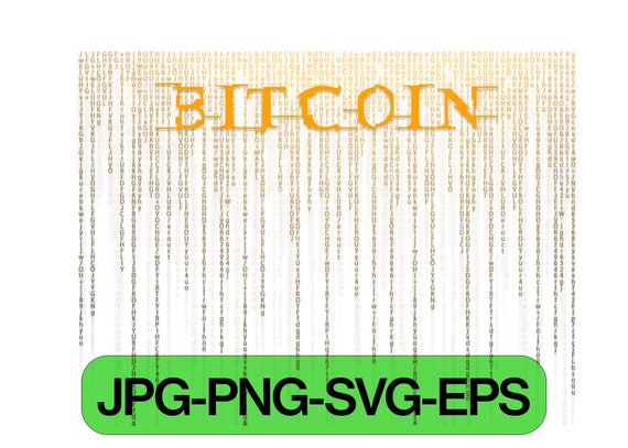 Bitcoin Matrix svg pacman, bitcoin dxf, crypto svg, jpg, png, ai cutting files, clip art, printable, Silhouette Cameo