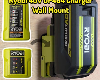 Ryobi 40v Charger OP404 Wall Mount