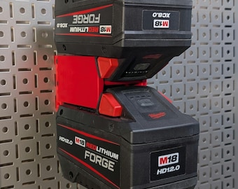 OmniWall Milwaukee M18 Dual Battery Holder