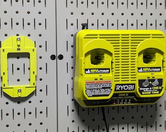 Ryobi Dual Port Charger Wall Control Mount (PCG005 Model)