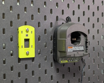 Ryobi Charger Ikea Skadis Mount (P118B Model)