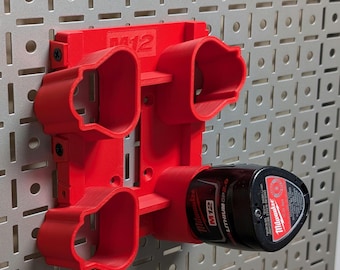 Milwaukee M12 4-bay Battery Holder for OmniWall