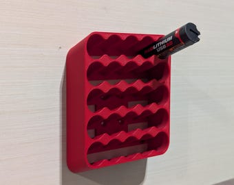 Milwaukee RedLithium USB Wall Mount Battery Holder