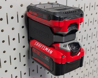 Craftsman V20 Dual Battery Wall Control Mount