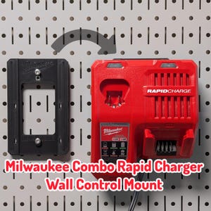 Milwaukee Rapid Charger Wall Control Mount M12 M18