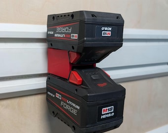 GearWall GearTrack Milwaukee M18 Dual Battery Holder