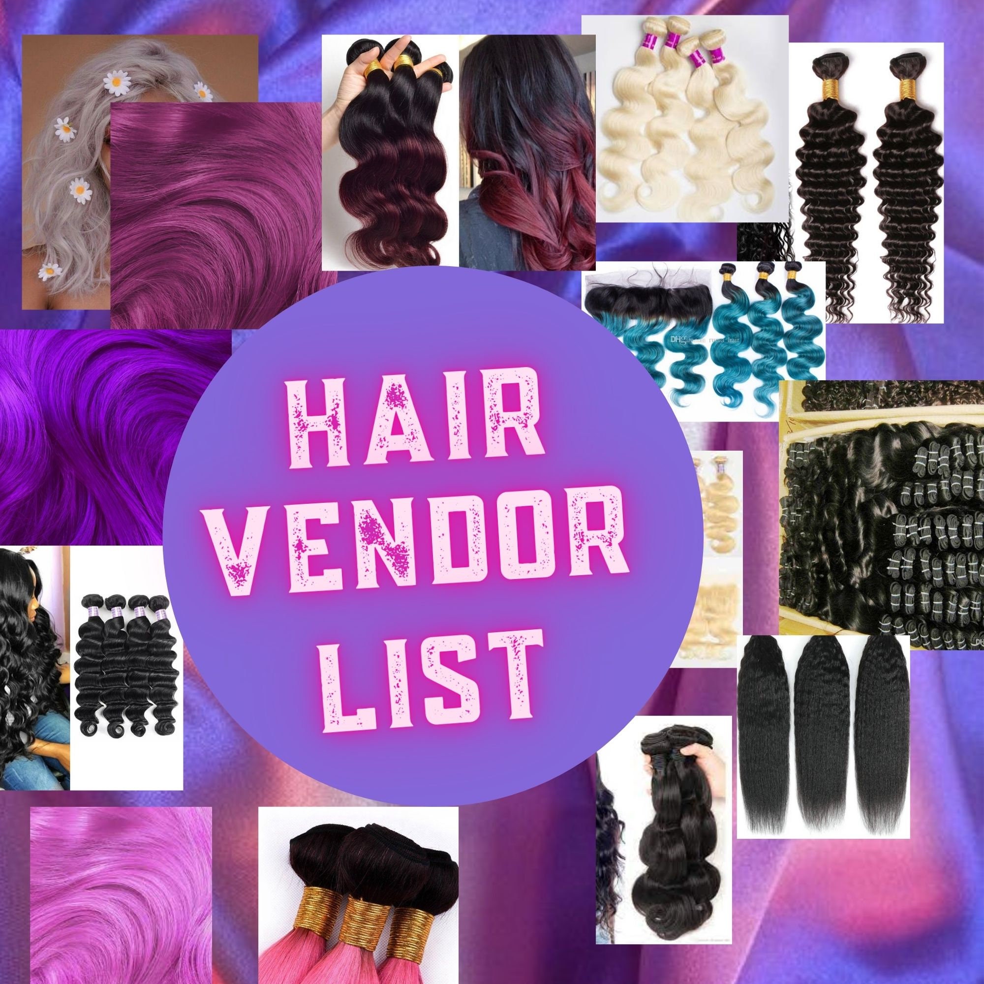 Vendor List Hair Vendor list Hair Bundles Wig Vendor List Etsy