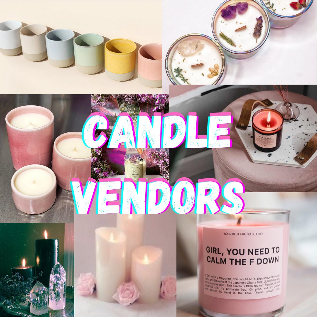 Vendor List Candle Vendors Candle Makers Vendors List 55 Etsy