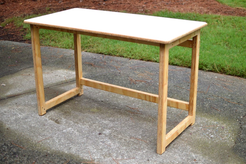 Plywood Desk Plans Etsy