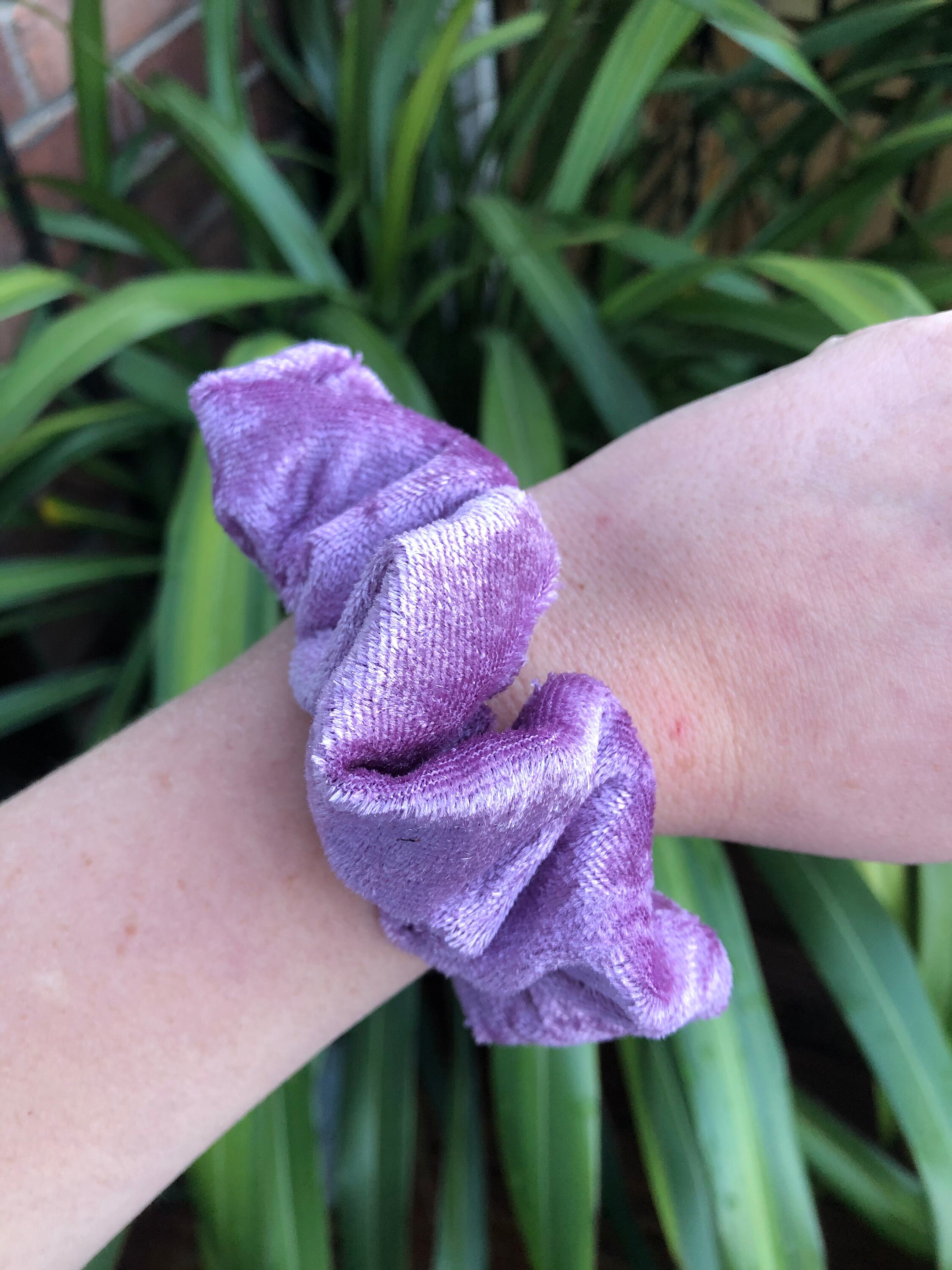 3 Pack Velvet Scrunchies Etsy UK