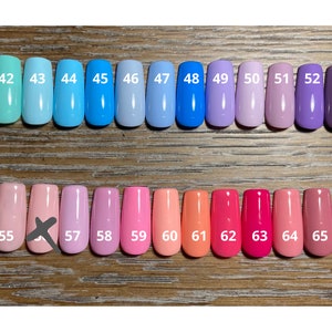 Solid Color Press-on Nails Bundle or Single Set Solid Color Glossy ...