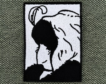 Urbanski Patch Kippbild alte Frau junge Frau zum Aufbügeln 7,5 x 5,5 cm | Aufnäher Applikation Bügelbild…