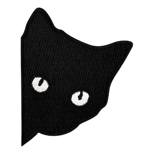 Urbanski patch mignon chat curieux à repasser 7 x 5,6 cm Application de patch thermocollant image 4