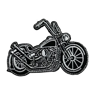 Toppa Ricamata Termoadesiva Born To Ride Con Fiamme - 13x3,8 Cm Per Moto E Giubbotti