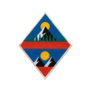 Urbanski Patch Mountain Adventure iron-on 10 x 7.9 cm | Patch appliqué iron-on