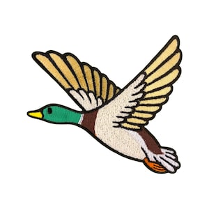 Urbanski Patch flying duck iron-on 9.2 x 8.2 cm | Patch application iron-on image