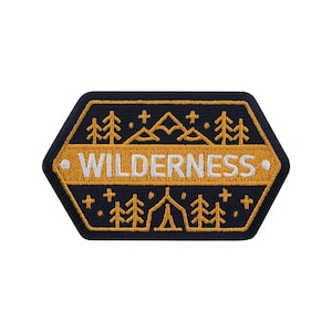 Urbanski Patch Wilderness Nature Mountains Hiking Iron-On 5.1 x 8.5 cm | Patch Application Iron-On