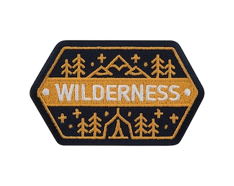 Urbanski Patch Wilderness Nature Mountains Hiking Iron-On 5.1 x 8.5 cm | Patch Application Iron-On