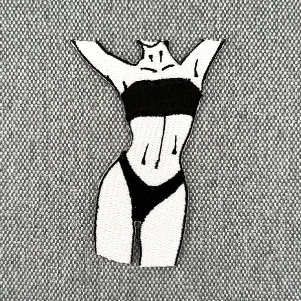 Urbanski Patch female Body zum Aufbügeln 8,5 x 5,2 cm | Aufnäher Applikation Bügelbild