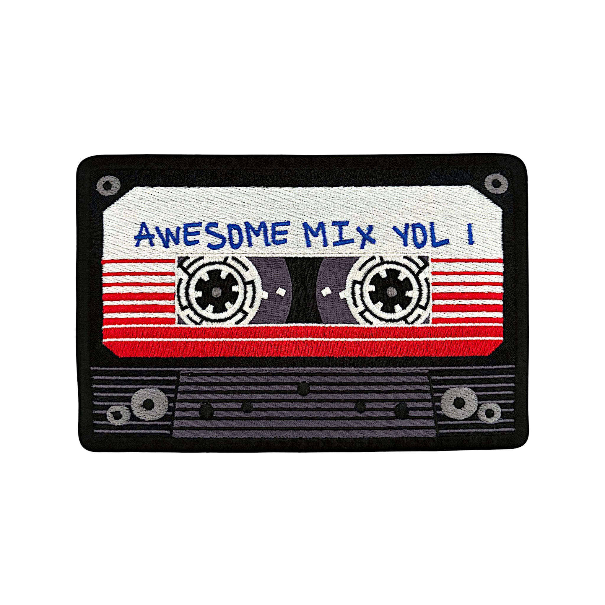 Urbanski Patch Retro Vintage Cassette Awesome Mix Vol. 1 for ironing 8.8 x 13.4 cm | Patch appliqué iron-on
