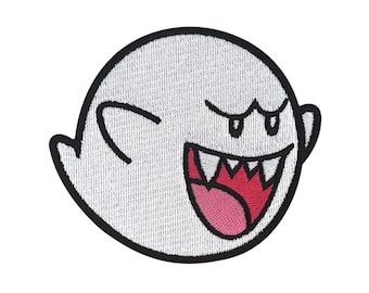Urbanski Patch funny ghost to iron on 7.4 x 8.5 cm | Patch application iron-on image