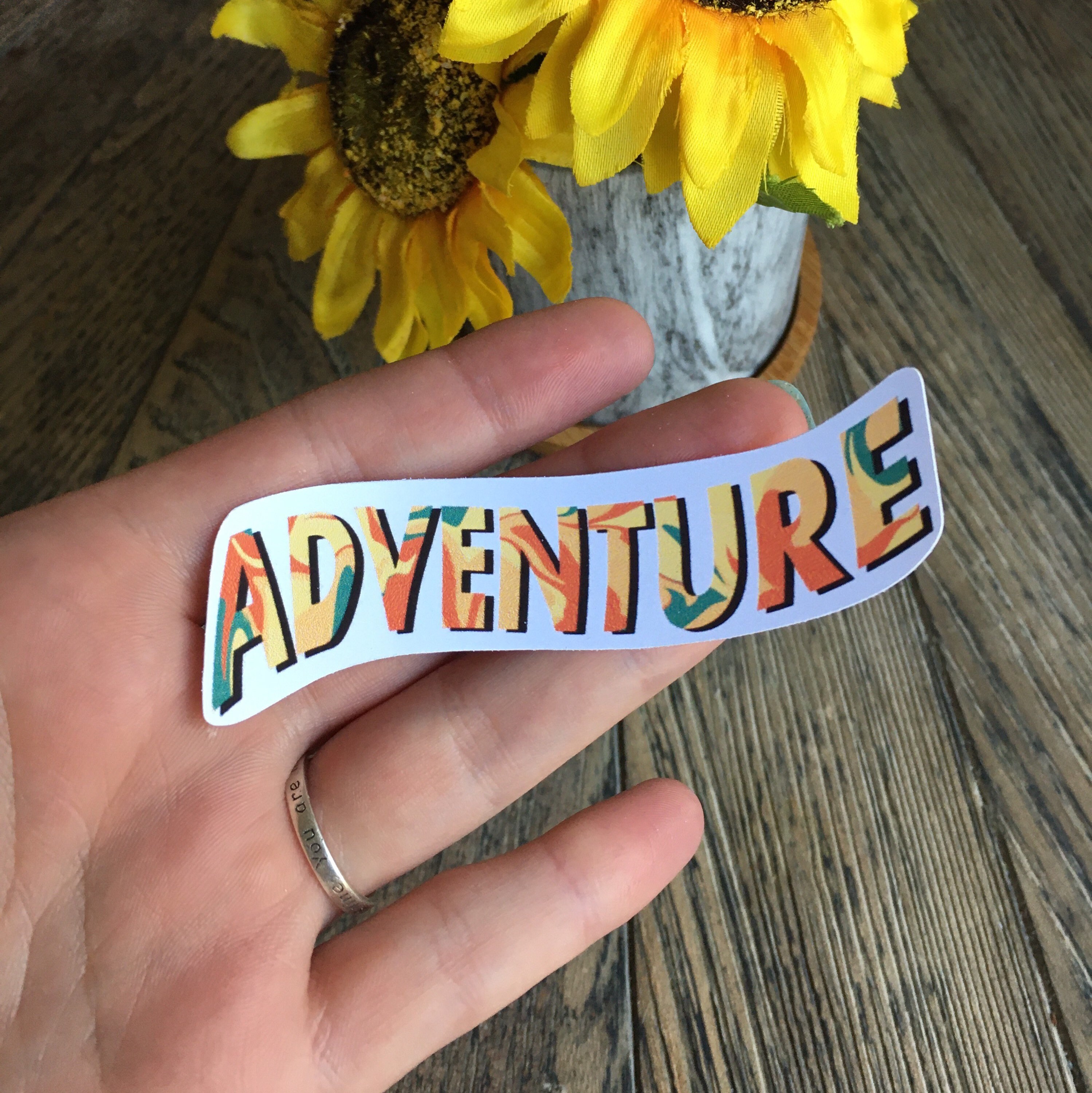 Adventure Sticker Hydro Flask Sticker Colorful Sticker Etsy UK