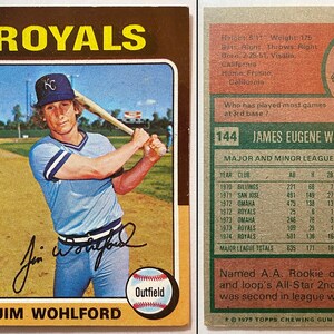 3 Kansas City Royals Topps baseball trading cards