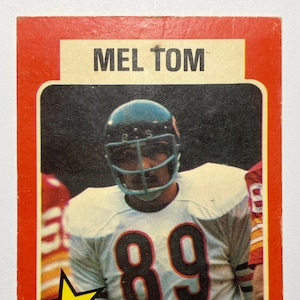 2 tarjetas coleccionables de fútbol Topps de los Chicago Bears